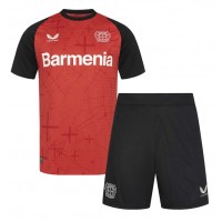 Maglie da calcio Bayer Leverkusen Granit Xhaka #34 Prima Maglia Bambino 2024-25 Manica Corta (+ Pantaloni corti)